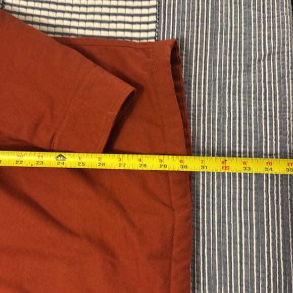 Duluth Trading Alaskan Hardware Lined Shirt Jacket Burnt Orange Mens Size M - Picture 6 of 7